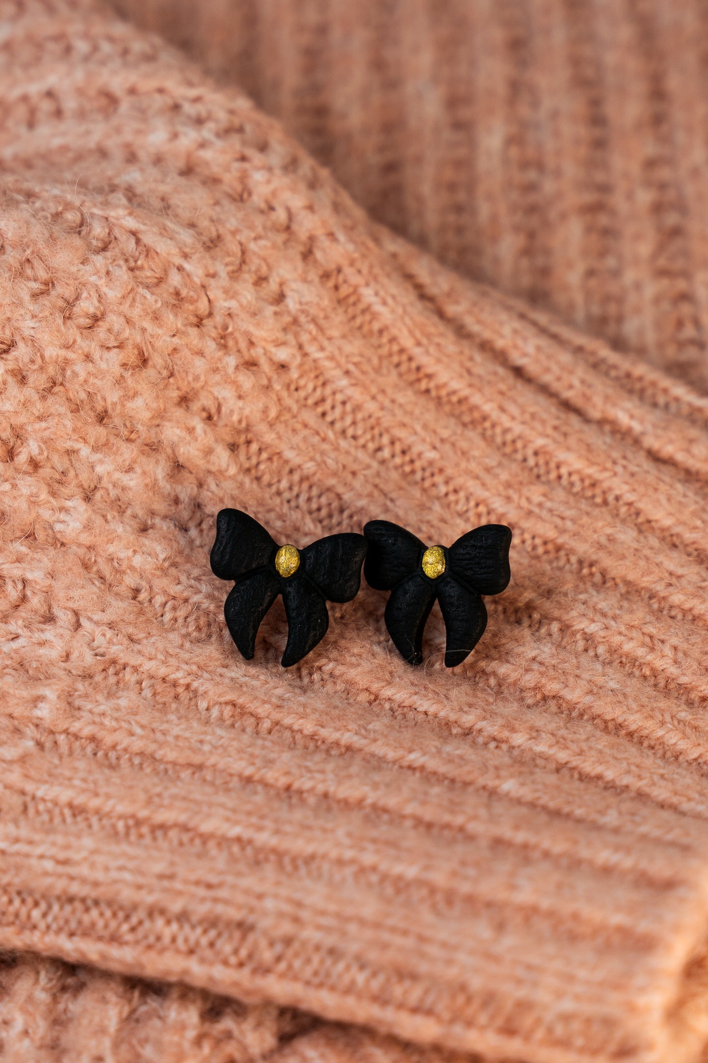 Cercei BOW black and gold