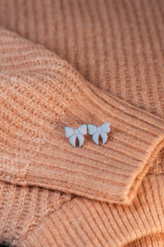 Cercei BOW baby blue