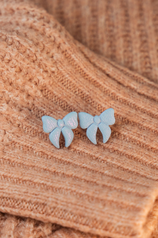 Cercei BOW baby blue